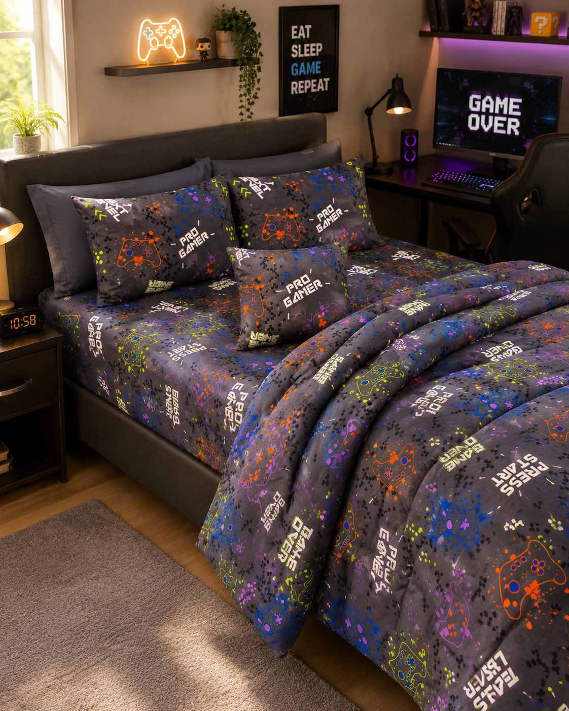 Pro Gamer Bedsheet and Set