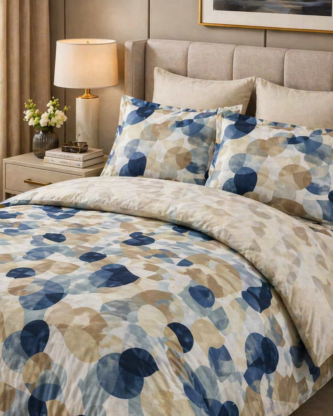 Blue Bliss Bedsheet and set