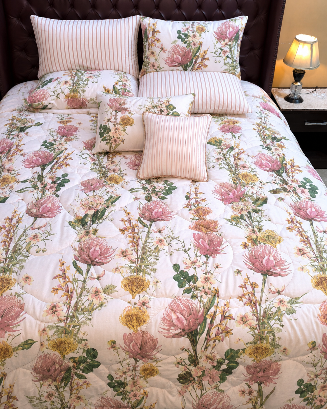 Blush Garden Bedsheet set 